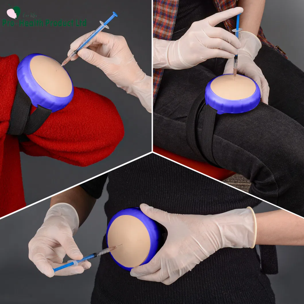 Wearable IM Injection Pad Injection Simulator for Nursing School Intramuscular Training Students