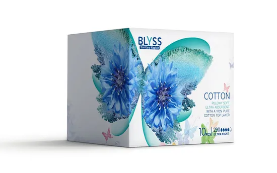 Hot Sale Factory Price Sanitary Napkin Super Soft Pure Cotton Sanitary Pads 
