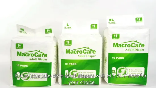 Disposable Incontinence Adult Diapers for Old People 
