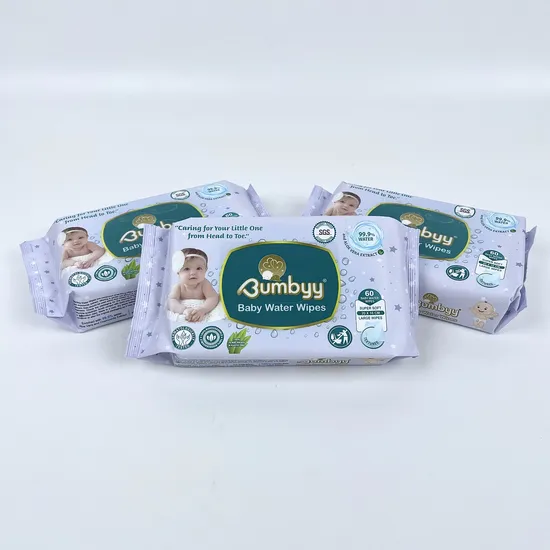 2025 Hot Selling Cleaning Product Refreshing Baby Wet Tissue Wipe 