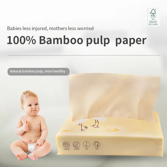 Disposable Facial Baby Wet and Dry Wipes Made of Pure Cotton for Baby Sensitive Skin