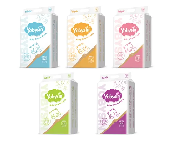 High Quality 100% Cotton Baby Cloth Eco Friendly Diapers Ultra Absorbent Premium Natural Disposable Baby Diapers Biodegradable Bamboo Nappies Baby Diapers