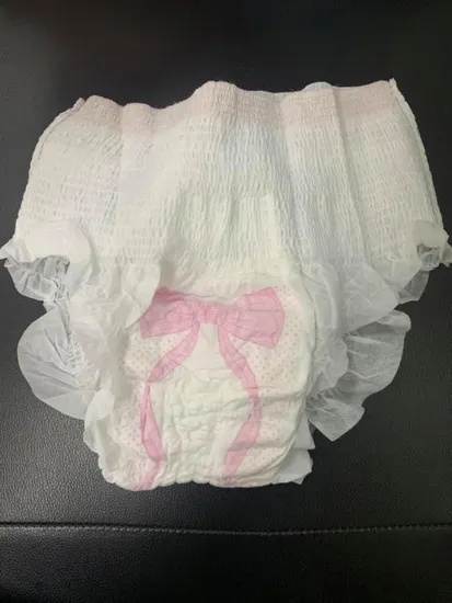 Disposable Lady Menstrual Period Incontinence Pull up Sanitary Napkin Pants 